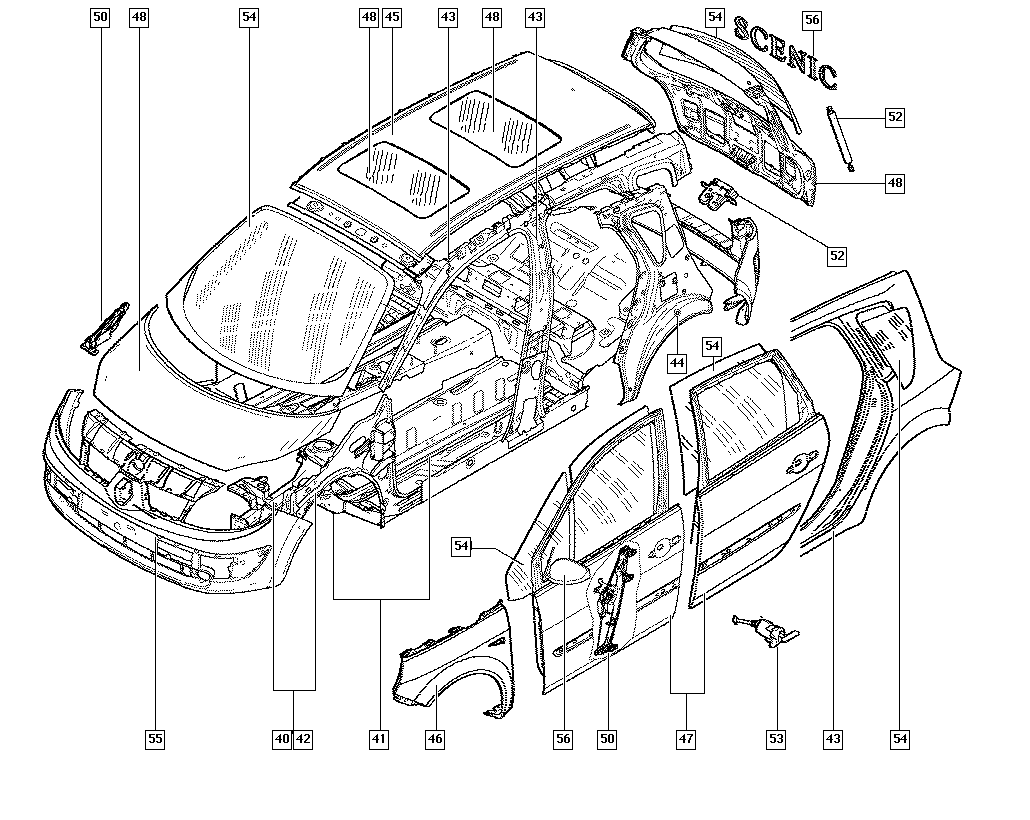 Рено сценик 2 карта