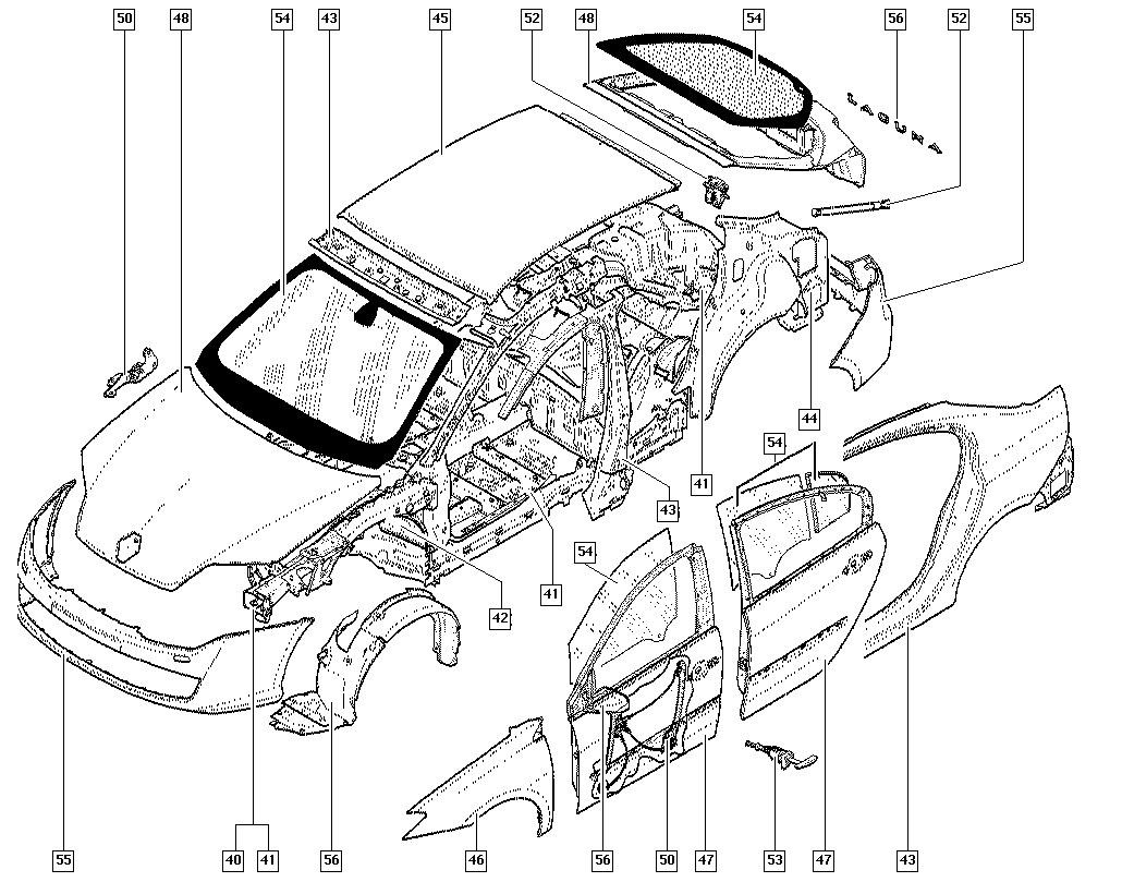 Номер запчасти рено. Схема запчастей Рено Лагуна 3. Каталог запчастей Рено Лагуна 2. Схема кузовных деталей Рено Лагуна 2. Схема кузова Рено Логан 2.