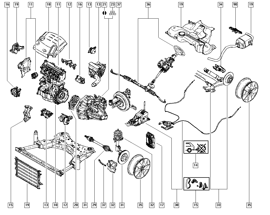 Рено меган 3 схема